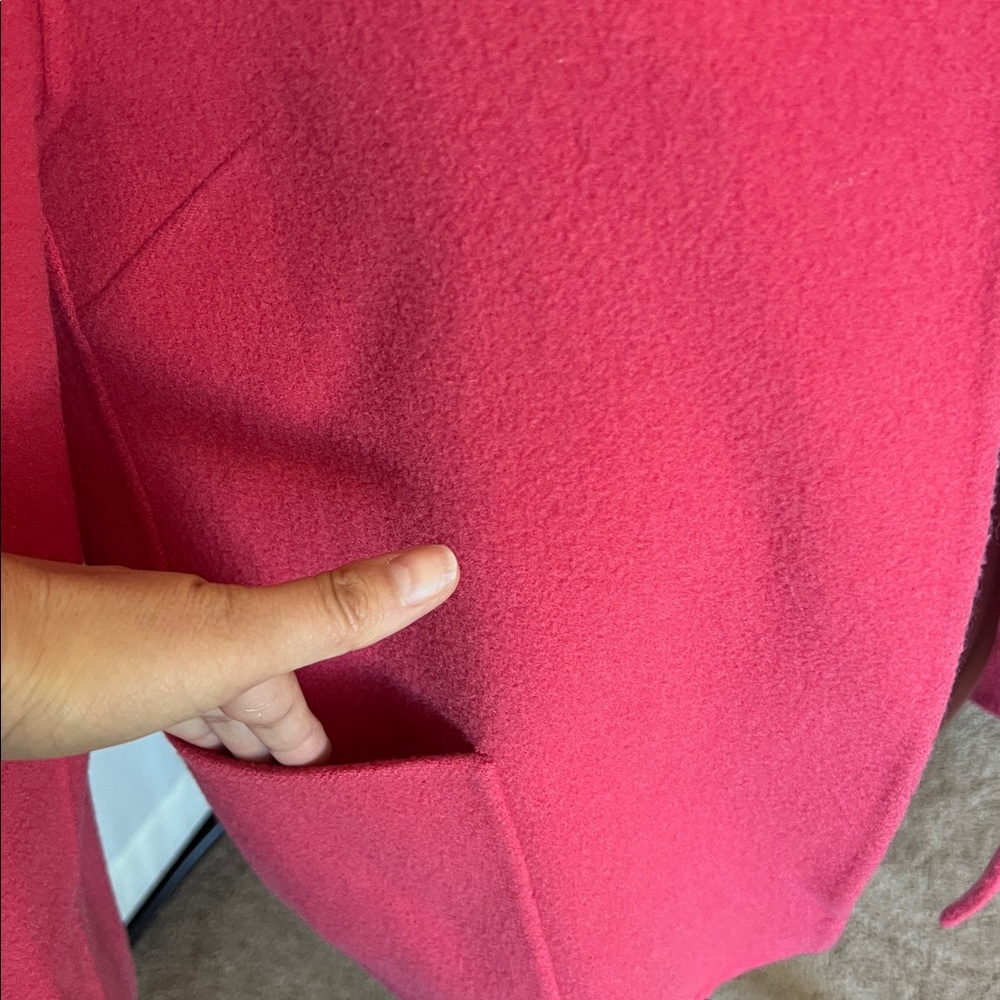 Pendleton Wool Pink Open-Front Blazer Jacket - image 3